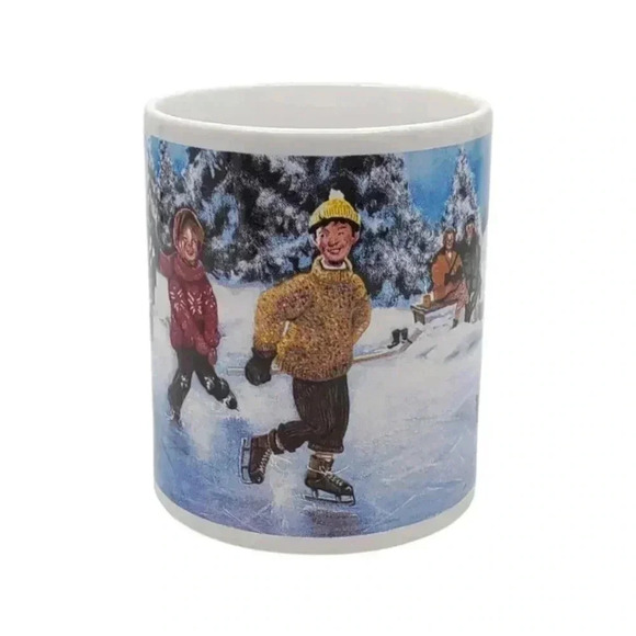 Tim Hortons Skating Pond Collector Mug Limited Edition Series Made in England - Picture 3 of 9